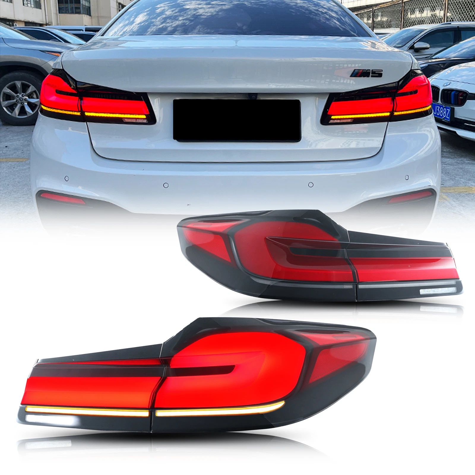 LED LCI Tail Lights For BMW G30 M5 F90 5 Series 2017-2020