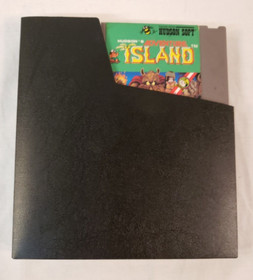 Hudson's Adventure Island (Nintendo 1988) NES Game Cartridge w/Sleeve; Works!