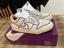 Nike Zoom Dunk Low 1 Piece White/Black 2008 (Women's) UK 5.5