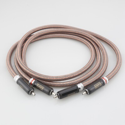 Pair Hifi 8pin 7n OCC Kupfer 3,5 mm Stecker auf Dual RCA Stecker Audiokabel
