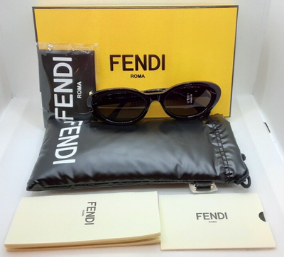 NEW FENDI AUTHENTIC SUNGLASSES FE40140U 01A DIAMOND BLACK  display picture 2