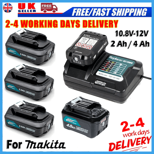 12V Makita Battery 10.8V 4Ah BL1041B 