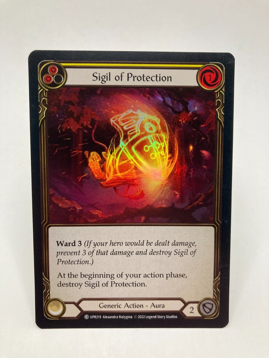 Sigil Of Protection NM/M* FOIL Uprising Flesh and Blood
