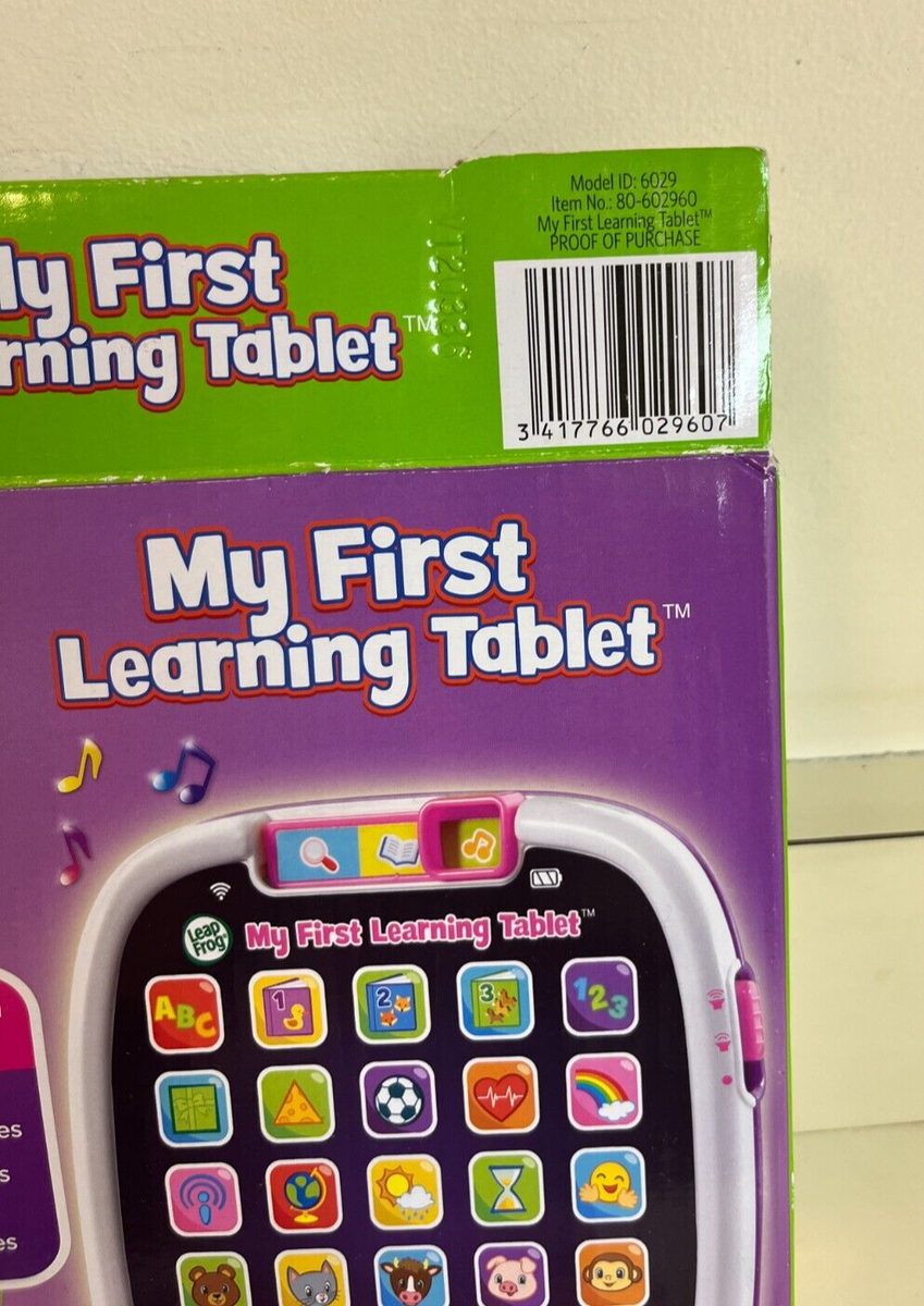 LeapFrog My First Learning Tablet, Violet Purple, Box & Batteries