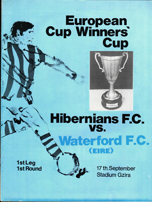 CWC - EC II 80/81 Hibernians F.C. - Waterford F.C., 17.09.1980