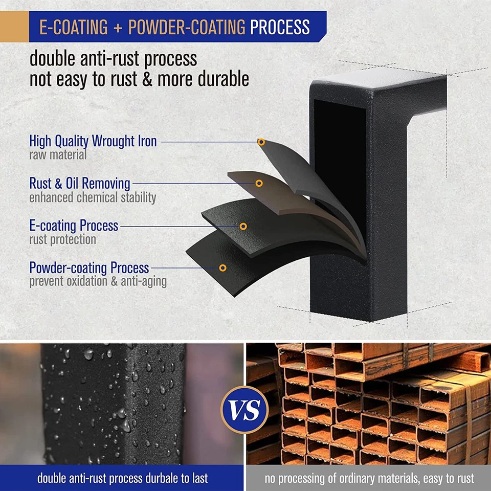 5 Piece Outdoor Dining Set Patio Table Chairs Set for Garden Yard Lawn - Imagem 3 de 4