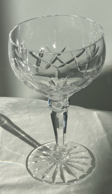 Grace Crystal Arista Pattern Champagne Coupe 5 1/2''
