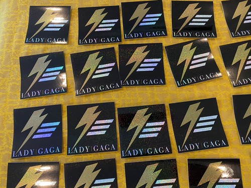 Adesivo promozionale raro ""The Fame"" Lady Gagaga inutilizzato 4""x4"" 50+ disponibile - Foto 9 di 12