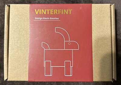 IKEA VINTERFINT CHRISTMAS DECORATION GOAT FIGURE WOOD DESIGN BY KEVIN GOURIOU