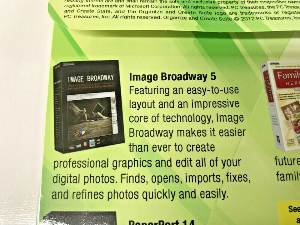 Organize and Create Software Suite - Image Broadway - Family Tree - Paperport 14 - Image 3 of 4