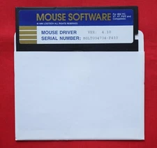 LOGITECH MOUSE DRIVER SOFTWARE V 4.10, FOR IBM XT AT PS/2 COMPUTERS