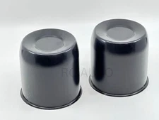 2 Black Steel Center cap Fit 4.25" Trailer Rims Center Bore 5 & 6 Lug Truck Rims