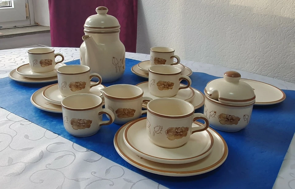 Wächtersbach W. Germany 20 tlg Kafferservice - Bild 2 von 4