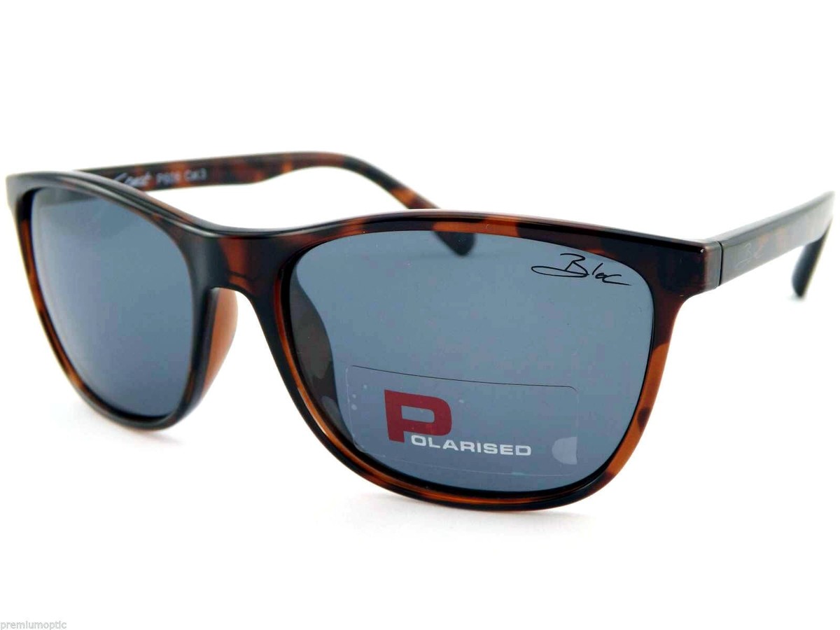 BLOC Polarized Sunglasses COAST Brown Tortoise with Dark Grey