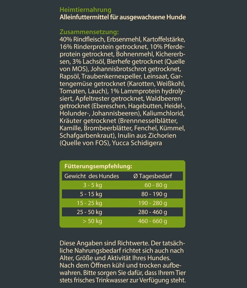 Wild Nature Hundetrockenfutter Bergweide | Premium Trockenfutter | getreidefr... - Bild 3 von 4