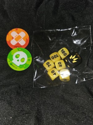 Pokemon TCG Official Dice and Effect Markers - Crown Zenith 