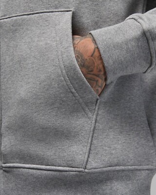 Air Jordan Brooklyn Essentials Fleece Full Zip Hoodie Grey Black