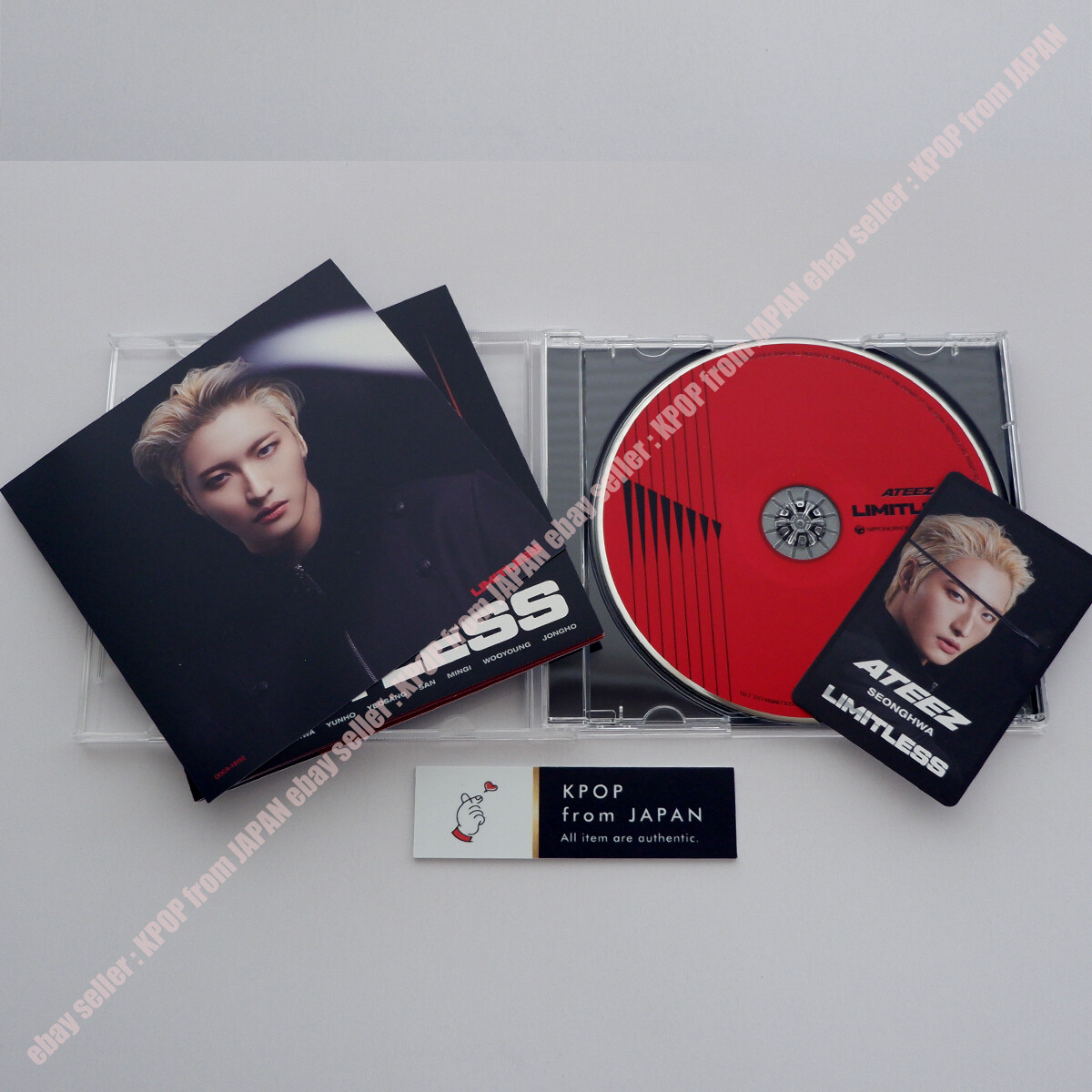 ATEEZ Limitless Official Changing jacket + Standard CD + HMV