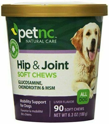 SM PetNC Natural Care Hip and Joint Health for Dogs Soft Chew 90ct (3 Pack)