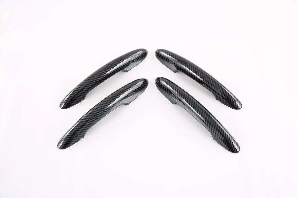 For BMW MINI Cooper Countryman F55 F60 Carbon fiber Door Handle Cover NO SmartKY - Image 2 of 4