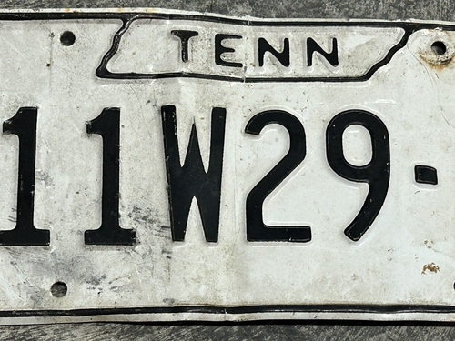 Original Tennessee Nummernschild 11W29-A von 1976 - Bild 4 von 12