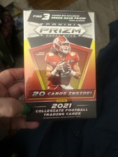 Panini Prizm Draft Picks 2021 Collegiate Football Hanger Box (20 Cards, Green...