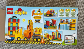 Wow! COMPLETE Lego DUPLO Big Construction Site #10813 BOX INSTRUCTIONS  Retired