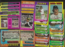 1975 Topps Baseball  "You Pick"  Stars,Rookies,Teams,World Series,MVP's,Leaders