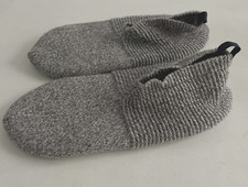 BOMBAS Heather Gray Knit Gripper Slipper MEN Size XL