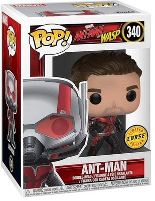 Funko Pop CHASE Ant-Man and the Wasp: Ant-Man (Unmasked) Figure w/ Protector