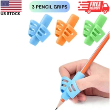 3 Pack Pencil Grips for Kids Handwriting, Pencil Gripper Pencil Holder for Toddl