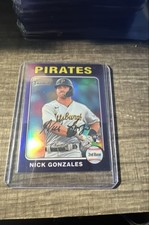 2024 Topps Heritage - Nick Gonzales #318 Chrome Purple Refractor (RC)