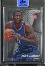 2014-15 Panini Prizm Basketball Joel Embiid #253 RC Rookie NM-EX
