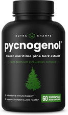 Pycnogenol French Maritime Pine Bark Extract, Premium Circulation Complex, Blood