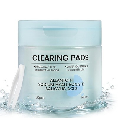 Salicylic Acid Pads-Gentle Pore Reducing, 70 Count (Pack of 1), White 