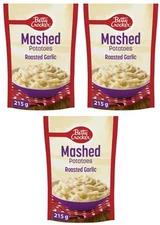 Betty Crocker Mashed Potatoes Roasted Garlic, 215g (3 Pack)