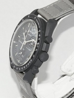 OMEGA x Swatch Speedmaster Moonswatch ''Mission to Mercury'' SO33A100 Grau Box
