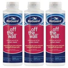 BioGuard Off The Wall Surface Cleaner For Swimming Pools 16 oz - 3 Pack