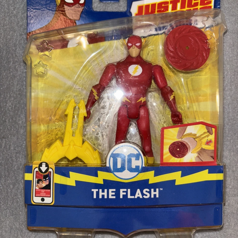 Figura de acción de la Liga de la Justicia 4,5" The Flash DC Completa Mattel 2017 Foto 2 de 4