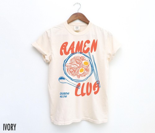 Ramen Shirt Ramen Lover Retro Graphic Tee Foodie T Shirt Ramen Noodles TShirt Vi