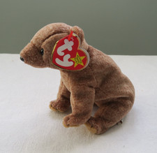 TY BEANIE BABIES PECAN THE BEAR WITH TAGS April 15th 1999