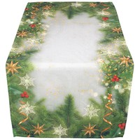 TischläUfer Weihnachten Tischdecke TischwäSche Weihnachtstischdecke Tanne 40X85