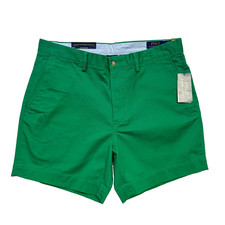 Polo Ralph Lauren Classic Fit Shorts Men  s 34 Green 6  Inseam NWT New 89.50