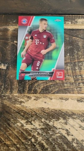 2021-22 Topps Chrome Bundesliga Aqua Refractor Joshua Kimmich #87 /275 Parallel