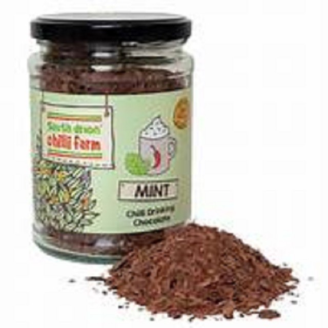 South Devon Chilli Farm 'Mint' Chilli Drinking Chocolate in a Jar 200g