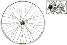 Wheel Master 700c Front Wheel - Quick-Release, 36H, Silver/Silver/Steel