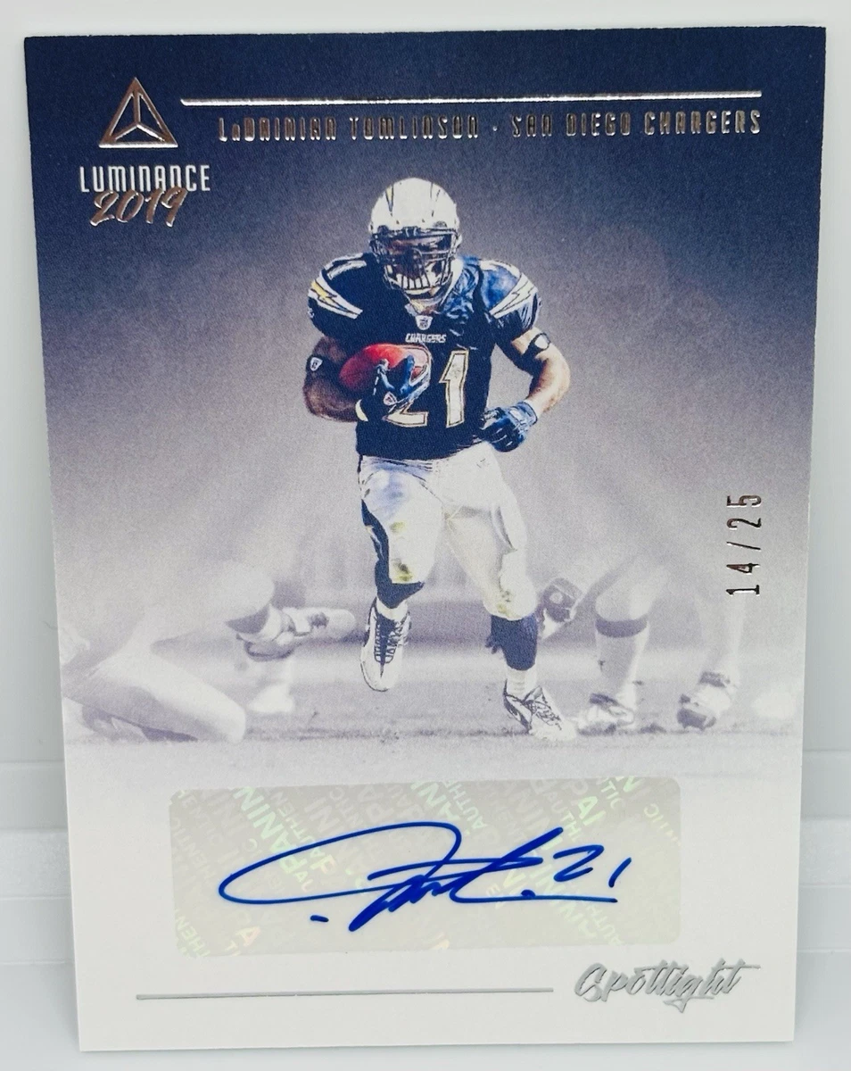 LaDainian Tomlinson Football Autographed Sports Trading Cards for