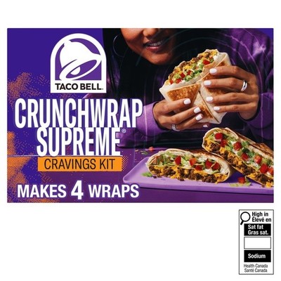 2-Pack Taco Bell Crunchwrap Supreme Cravings Kit