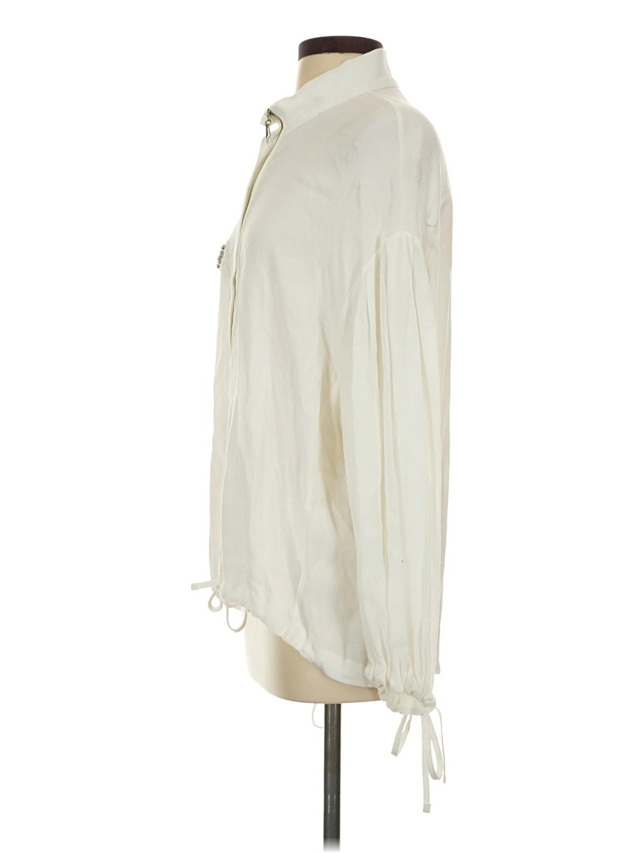 Hukka Design Women Ivory Long Sleeve Blouse 4 View 4