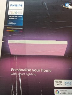 Philips Hue Datura intelligentes Panel Licht (quadratisch 60 x 60 cm) weißes un